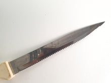 Load image into Gallery viewer, Vintage Kitchen Devil Plastic Handle  Stainless Steel Bread / Steak  Knife, Kitchenali 1990's, 31cm long
