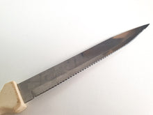 Load image into Gallery viewer, Vintage Kitchen Devil Plastic Handle  Stainless Steel Bread / Steak  Knife, Kitchenali 1990's, 31cm long