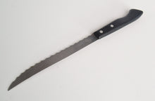 Load image into Gallery viewer, Richardson Sheffield Black Plastic Handle Bread / Steak Knife