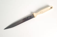 Load image into Gallery viewer, Vintage Kitchen Devil Plastic Handle  Stainless Steel Bread / Steak  Knife, Kitchenali 1990's, 31cm long