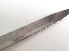Load image into Gallery viewer, Vintage Kitchen Devil Plastic Handle  Stainless Steel Bread / Steak  Knife, Kitchenali 1990's, 31cm long