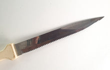 Load image into Gallery viewer, Vintage Kitchen Devil Plastic Handle  Stainless Steel Bread / Steak  Knife, Kitchenali 1990's, 31cm long
