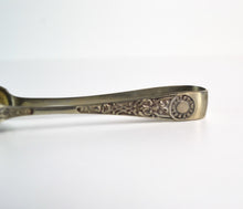 Load image into Gallery viewer, Vintage Nickel Silver Sugar / Ice Tongs , Ornate Design Handle, Collectors Item Vintage