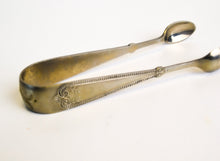 Load image into Gallery viewer, Vintage Brazilian Silver Sugar / Ice Tongs , Ornate Design Handle, Collectors Item Vintage