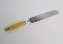 Load image into Gallery viewer, Vintage Retro Spreader Cake Icing Spatula Wood Handle, Kitchen Utensil, Kitchenalia