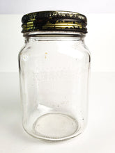 Load image into Gallery viewer, Vintage KILNER Ravenhead Glass Dual Purpose Preserving Jar with metal lid, Storage, Old Kitchenalia