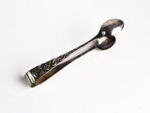Load image into Gallery viewer, Vintage EPNS UMC & S A1 Silver Plate Sugar / Ice Tongs , Ornate Flower Design Handle, Collectors Item Vintage