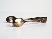 Load image into Gallery viewer, Vintage EPNS UMC & S A1 Silver Plate Sugar / Ice Tongs , Ornate Flower Design Handle, Collectors Item Vintage