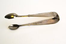 Load image into Gallery viewer, Vintage Brazilian Silver Sugar / Ice Tongs , Ornate Design Handle, Collectors Item Vintage