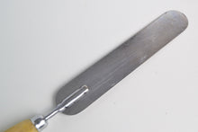 Load image into Gallery viewer, Vintage Retro Spreader Cake Icing Spatula Wood Handle, Kitchen Utensil, Kitchenalia