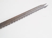 Load image into Gallery viewer, Vintage Kitchen Devil Black Plastic Handle  Stainless Steel Bread / Steak  Knife, Kitchenali 1990's, 31cm long