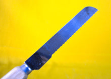 Load image into Gallery viewer, Vintage Wooden Handle Bread / Steak Knife, Retro Kitchen Knife, Kitchenalia
