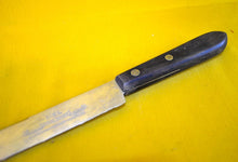 Load image into Gallery viewer, Vintage Bread Knife , Blade Engraved 'i-XL Saw Edged Bread Knife Firth Stainless Geo. Wostenholme And Son Sheffield England