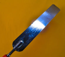 Load image into Gallery viewer, Vintage Retro Cake Icing Spreader Spatula Red Plastic Handle, Kitchen Utensil, Kitchenalia