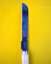 Load image into Gallery viewer, Vintage Wooden Handle Bread / Steak Knife, Retro Kitchen Knife, Kitchenalia