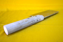 Load image into Gallery viewer, Vintage cleaver knife - Meat chopper with wooden handle - Chopping knife - Kitchen meat cleaver - Meat cutter - Chef's knife - Butchers tool