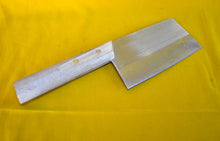 Load image into Gallery viewer, Vintage cleaver knife - Meat chopper with wooden handle - Chopping knife - Kitchen meat cleaver - Meat cutter - Chef's knife - Butchers tool