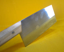 Load image into Gallery viewer, Vintage cleaver knife - Meat chopper with wooden handle - Chopping knife - Kitchen meat cleaver - Meat cutter - Chef's knife - Butchers tool