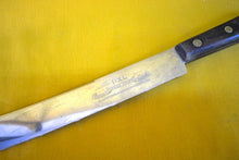 Load image into Gallery viewer, Vintage Bread Knife , Blade Engraved 'i-XL Saw Edged Bread Knife Firth Stainless Geo. Wostenholme And Son Sheffield England