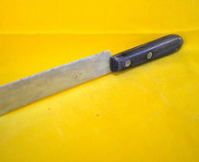 Load image into Gallery viewer, Vintage Bread Knife , Blade Engraved 'i-XL Saw Edged Bread Knife Firth Stainless Geo. Wostenholme And Son Sheffield England