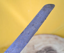 Load image into Gallery viewer, Vintage Red Wooden Handle Bread / Steak Knife, Retro Kitchen Knife, Kitchenalia