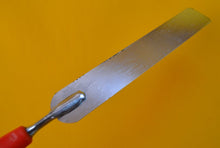 Load image into Gallery viewer, Vintage Retro Cake Icing Spreader Spatula Red Plastic Handle, Kitchen Utensil, Kitchenalia