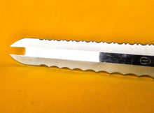 Load image into Gallery viewer, Vintage Kitchen Serrated Bread Knife Regent Japan Centurion Miracle Worker Stainless Wood Handle