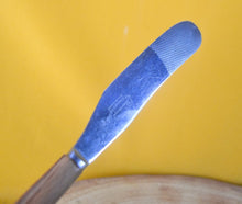 Load image into Gallery viewer, Vintage Wooden Handle Cheese / Cheese Spreader Knife, Marked "Lamerwood", Stainless Steel, Quality Piece, Kitchenalia