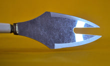 Load image into Gallery viewer, Vintage 1950s McD Stainless Meat Cheese Cake Slice Server White Plastic Handle