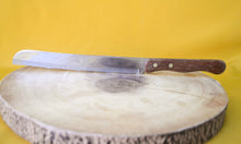 Load image into Gallery viewer, Vintage Prestige Wooden Handle Steak / Bread Knife – 31cm Kitchenware, Classic Kitchenalia