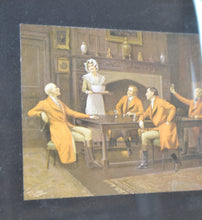 Load image into Gallery viewer, Vintage Men Sitting Around The Table Drinking Wine & Smoking Pipes Print Frame