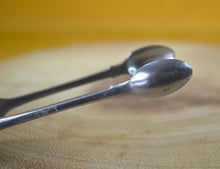 Load image into Gallery viewer, Silver Plated Sugar Tongs BP Mark Britannia Plate Maker Mark