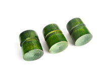 Load image into Gallery viewer, 3 x Vintage Painted Green Wooden Egg Cup, Old Kitchenalia