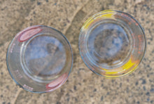 Load image into Gallery viewer, 2 x Vintage dog theme print, scruffy posh whisky drink glasses, thumbler