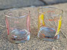 Load image into Gallery viewer, 2 x Vintage dog theme print, scruffy posh whisky drink glasses, thumbler