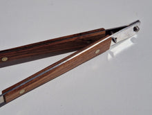 Load image into Gallery viewer, Vintage 1970s Salad Grabber Server Spoon & Fork - Rosewood/ Stainless, Hig Quality Steel and wood Kitchenalia from the 70s