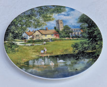 Load image into Gallery viewer, Royal Doulton Ltd Ed Footsteps of Constable Plate: The Village Pond, 1990s