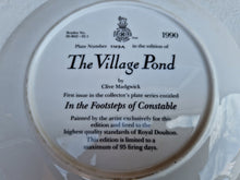 Load image into Gallery viewer, Royal Doulton Ltd Ed Footsteps of Constable Plate: The Village Pond, 1990s