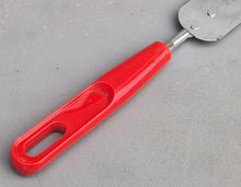 Load image into Gallery viewer, Vintage Retro Cake Icing Spreader Spatula Red Plastic Handle, Kitchen Utensil, Kitchenalia