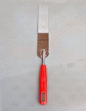 Load image into Gallery viewer, Vintage Retro Cake Icing Spreader Spatula Red Plastic Handle, Kitchen Utensil, Kitchenalia