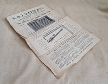 Load image into Gallery viewer, Vintage Advert Page for S & J Watts and Co Manchester Haberdashery Deparment, The Automatic Reel Repeater Counter Case