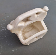 Load image into Gallery viewer, Vtg Rings and Things Made in Taiwan Knick knack Trinket Dish 2.5" Pink Floral Decor - Miniature Collectible Ring Dish Trinket dish container