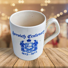 Load image into Gallery viewer, Vintage 1972 Horwich Centenary ceramic mug Lancashire 1872-1972 Copia est Labor