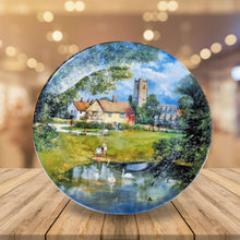 Load image into Gallery viewer, Royal Doulton Ltd Ed Footsteps of Constable Plate: The Village Pond, 1990s