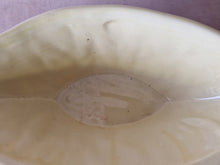Load image into Gallery viewer, Vintage Boat Shape Brush Yellow Ceramic Planter Mid Century Indoor Outdoor Pottery Vase