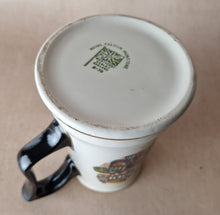 Load image into Gallery viewer, Vintage Masonic Tankard Old Coach House, Bristol , Sail Ship , Royal Falcon Ironstone Weatherby Hanley England