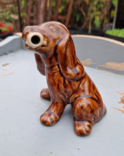 Load image into Gallery viewer, Vintage 1960s French Cazanove Spaniel Dog Decanter Figurine