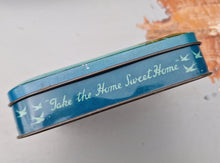 Load image into Gallery viewer, Antique Full-Colour Tin by Bluebird Toffee of England: 'TWO SONGBIRDS'