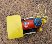 Load image into Gallery viewer, Vintage 1960s Fisher-Price Toot-Toot Pull-Along Toy Train - Model 643