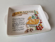 Load image into Gallery viewer, Vintage RAYWARE Ceramic Baking Dish Quality Lasagne Tray Size: 23 x 20 x 4 cm